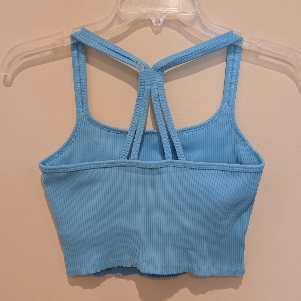 Carbon38 Turquoise Ribbed Tank - Picture 6 of 7